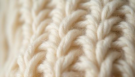 Chunky organic knit sweater