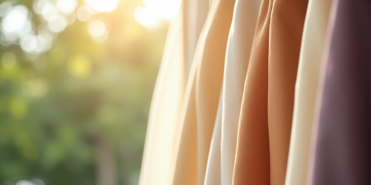 Vibrant sustainable textiles background